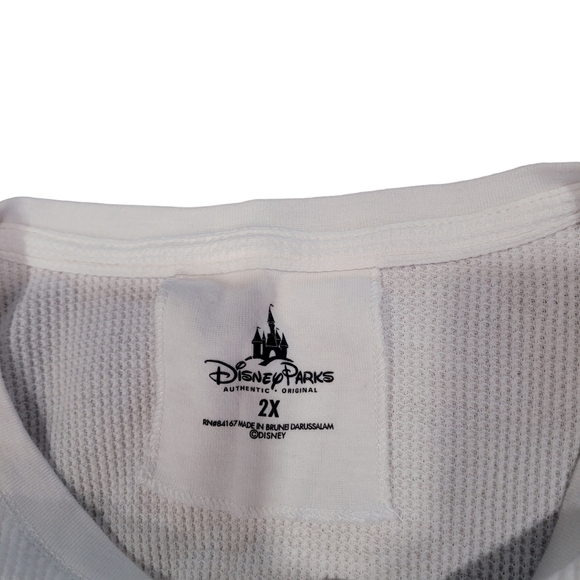 Disney Park White Henley Top - Picture 4 of 4